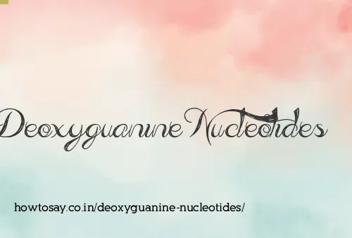 Deoxyguanine Nucleotides
