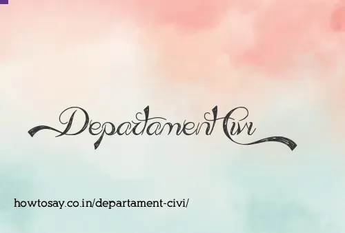 Departament Civi