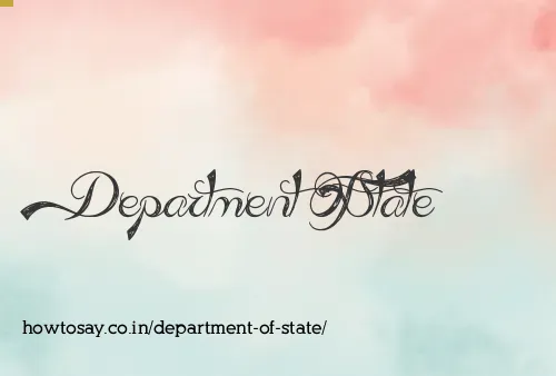 Department Of State