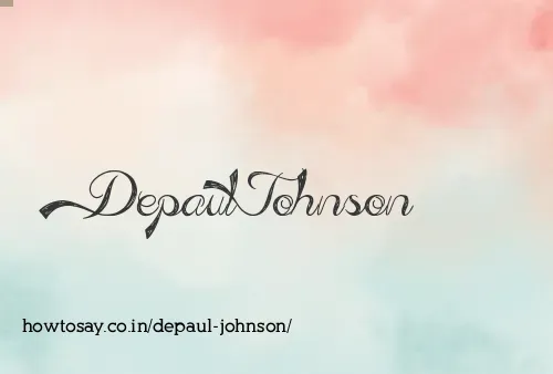 Depaul Johnson