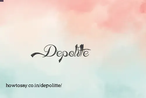 Depolitte
