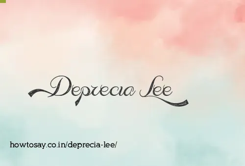 Deprecia Lee
