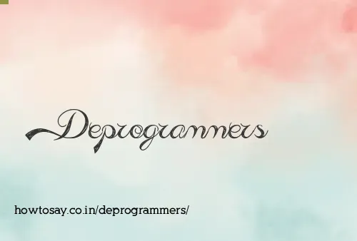 Deprogrammers