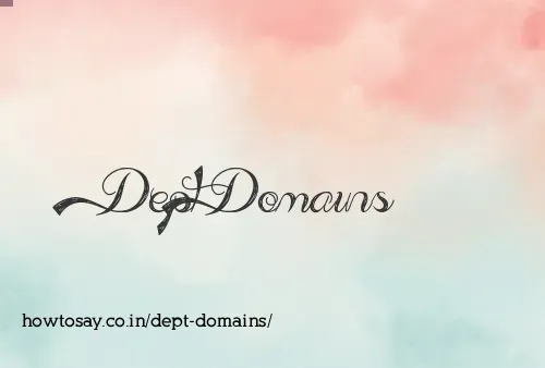 Dept Domains