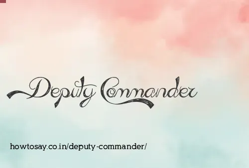 Deputy Commander