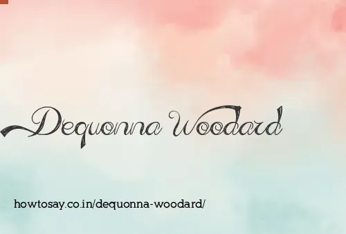 Dequonna Woodard