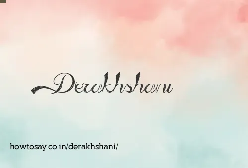 Derakhshani