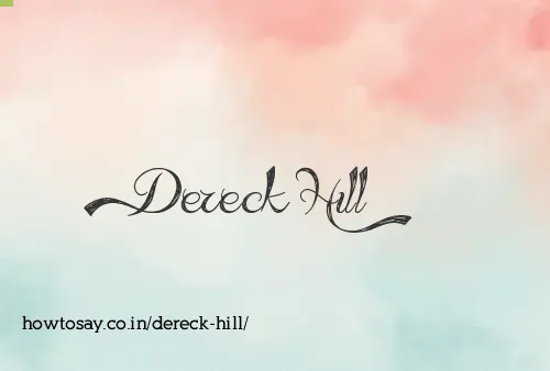 Dereck Hill