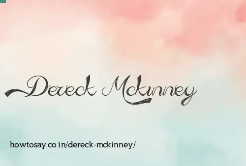 Dereck Mckinney