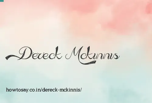 Dereck Mckinnis