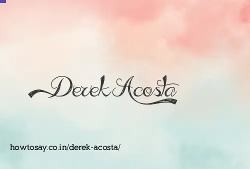 Derek Acosta
