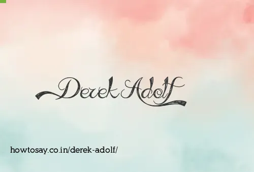 Derek Adolf