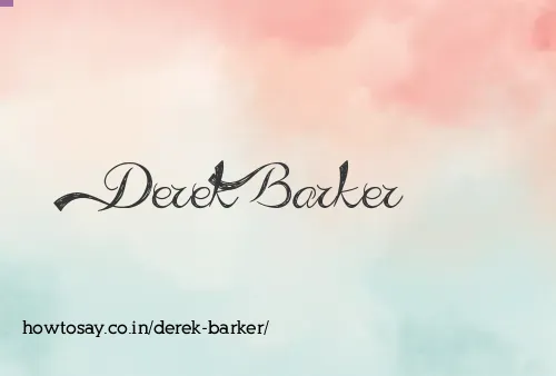 Derek Barker