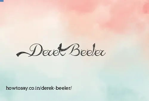 Derek Beeler