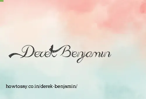 Derek Benjamin