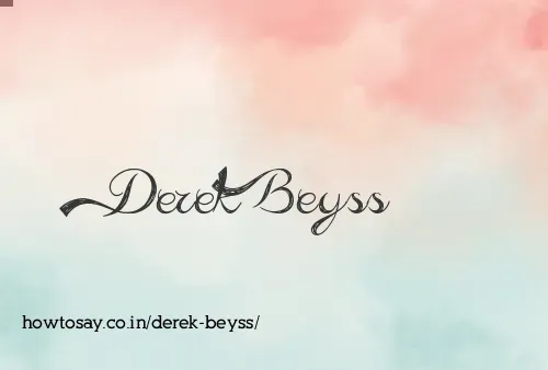 Derek Beyss