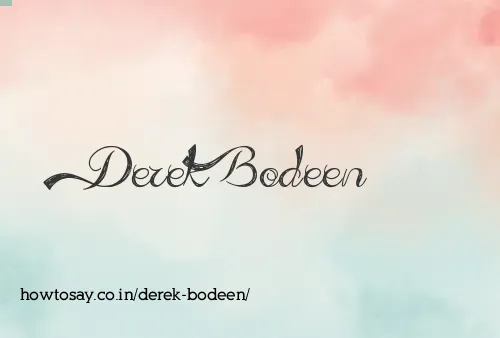 Derek Bodeen