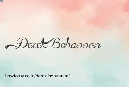 Derek Bohannan