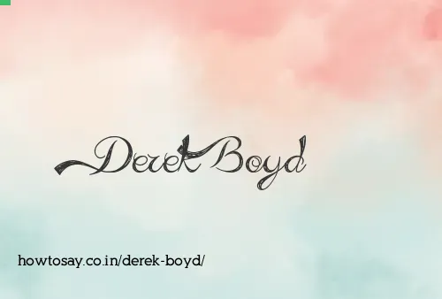 Derek Boyd