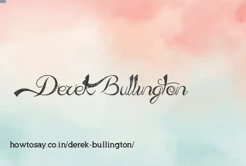 Derek Bullington