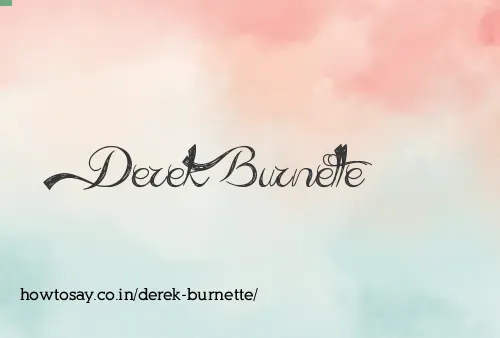 Derek Burnette