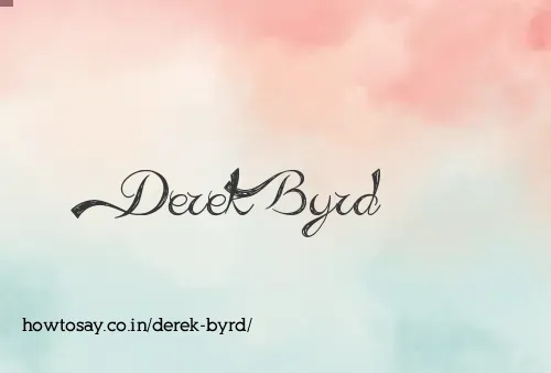 Derek Byrd