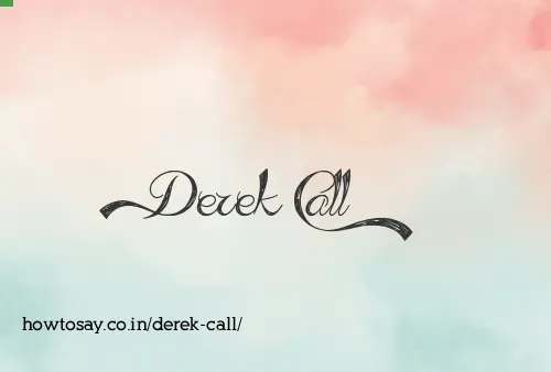 Derek Call