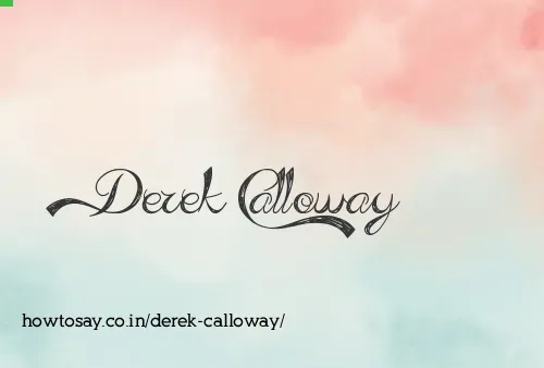 Derek Calloway