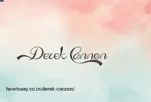 Derek Cannon