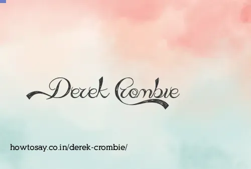 Derek Crombie