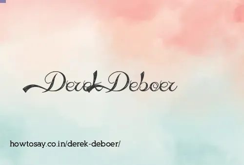 Derek Deboer