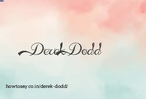 Derek Dodd