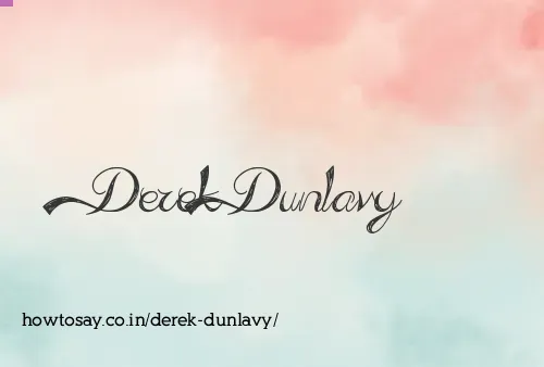 Derek Dunlavy