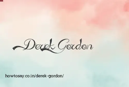 Derek Gordon