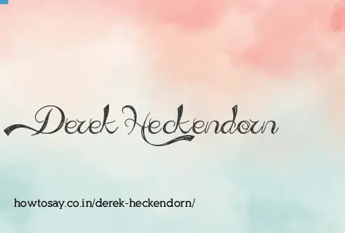 Derek Heckendorn