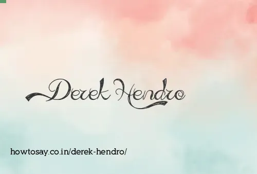 Derek Hendro