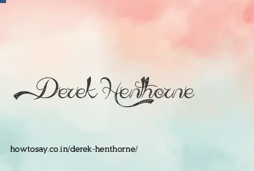 Derek Henthorne