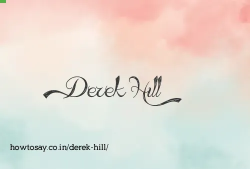 Derek Hill