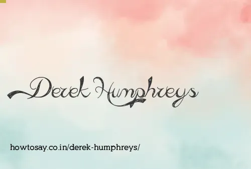 Derek Humphreys