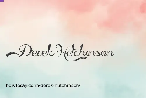 Derek Hutchinson