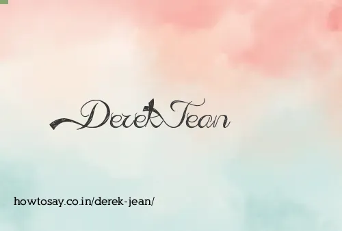 Derek Jean