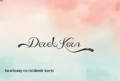 Derek Korn
