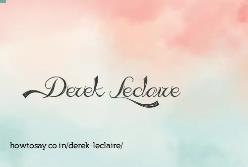 Derek Leclaire