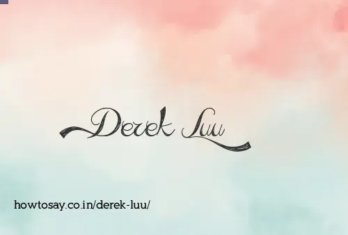 Derek Luu