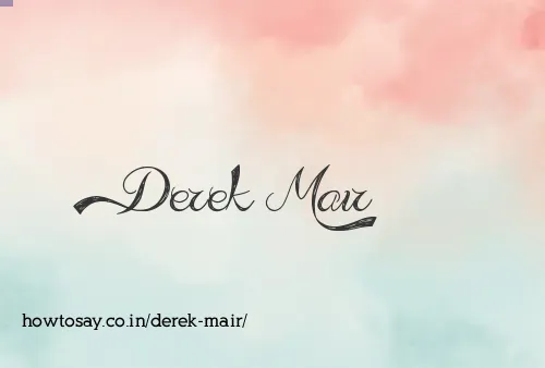 Derek Mair