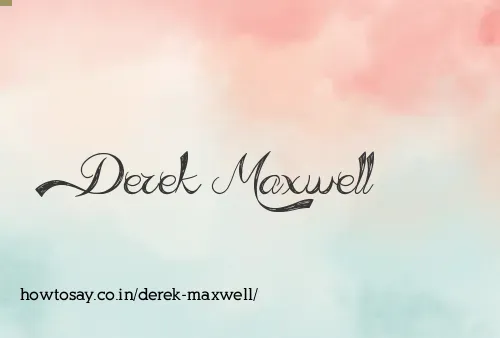 Derek Maxwell