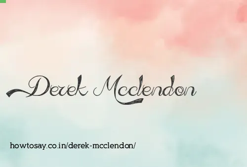 Derek Mcclendon