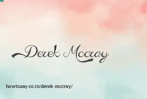 Derek Mccray