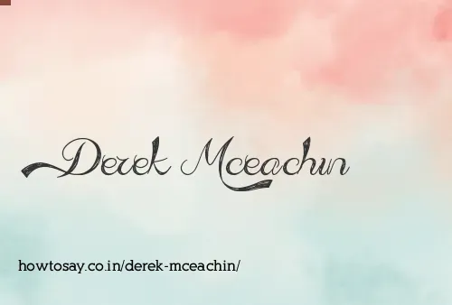 Derek Mceachin