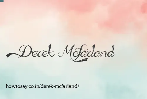 Derek Mcfarland